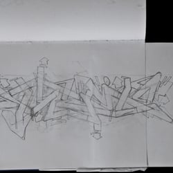 Skizze auf Papier
