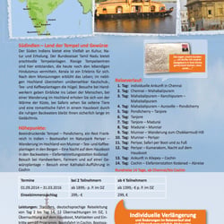 Vivamundo-Reisen, Katalog für Individualisieren
