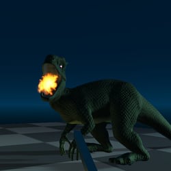 Dragon Fight (Physics + Animation)