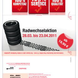 Radwechsel Mailing für autowelt schuler