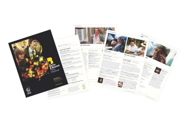 Mike Benda Design | Berlin & Beyond Film Festival program