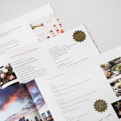 Catering Katalog – großzügig gestaltete Innenseiten mit tollen Fotos