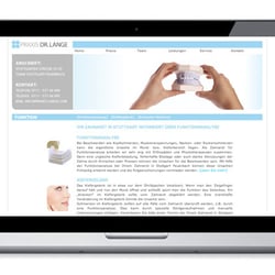 Webdesign für Zahnarztpraxis