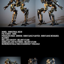 Industrial Mech LowPoly