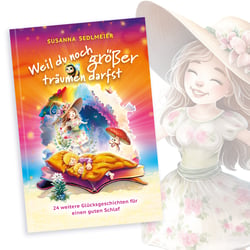 Kinderbuch-Cover | Layout „Weil du noch größer träumen darfst“