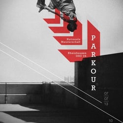 Plakatgestaltung „Parkour“