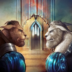 Rick Future „Kampf der Brüder“, Coverillustration