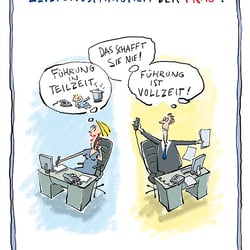 Zutrauen in die Leistungsfähigkeit der Frau