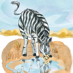 Das verwirrte Zebra aus dem „Maskenball der Tiere“, Ebook von Hans Gärtner, Schillo Verlag 2020