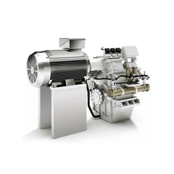 3D Rendering Maschinenbau / Schiffsgetriebe