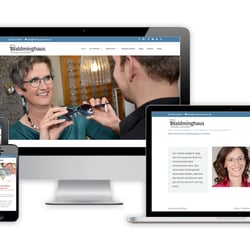 Website für die Brillenexpertin
