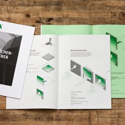 Illustrationen für eine Broschüre der Firma Reckli und die Benutzung derer Produkte