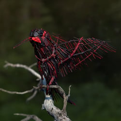 Kolibri aus Zweigen