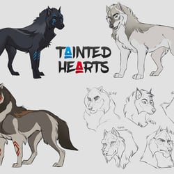 Tainted Hearts – Comic Character Entwürfe