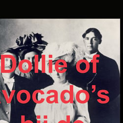 poster design for theatre play ’Dollie of avocado’s bij de lunch’
