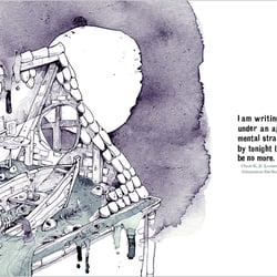 Buchillustration zum Buch „Dagon“ von H.P. Lovecraft