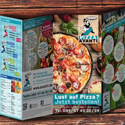 Pizza Avanti Franchise Speisekarten