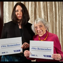 Reading and conversation with Holocaust survivor Mrs. Margot Friedländer und Michaela Fuhrmann, WJC – Jewish Diplomatic Corps,