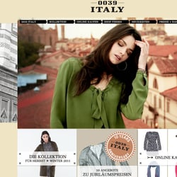 Projekt: 0039Italy Website • Agentur: Annette Wanner Communications