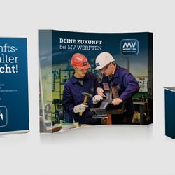 MV WERFTEN Messestand für AZUBIS