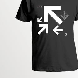 Entwurf für eine T-Shirt-Kollektion als Merchandise-Artikel für das  Dialogmuseum, Frankfurt