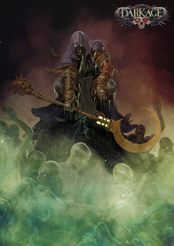 Illustration für das „Dark Age“ Tabletop Spiel von CMON