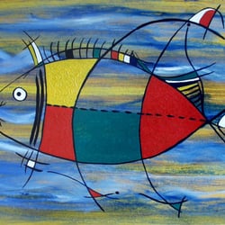Fisch trifft/frisst Fisch
