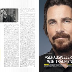 Christian Bale, Porträt und Interview, Heft 4/2014