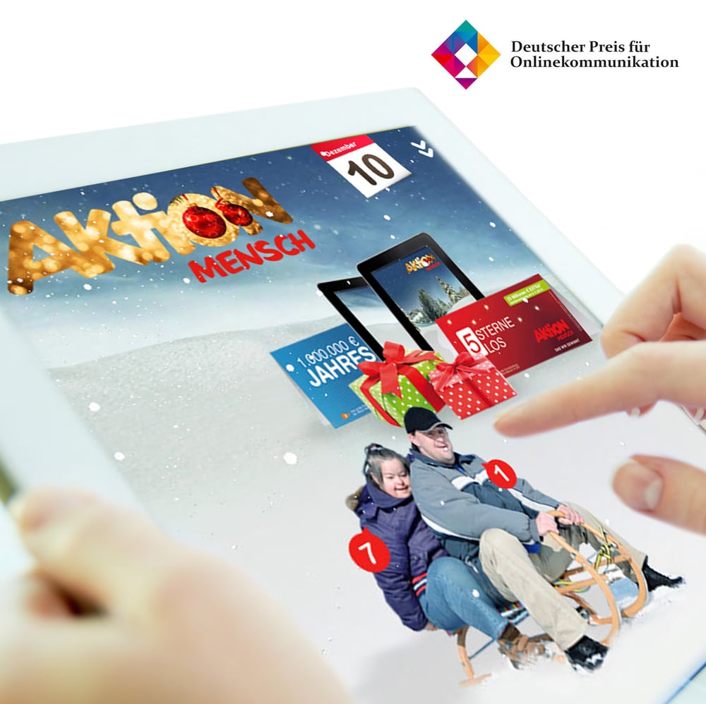 Aktion Mensch – digitaler Weihnachtskalender