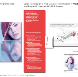 Werbung | Mailing und Inserat für B2B Messe