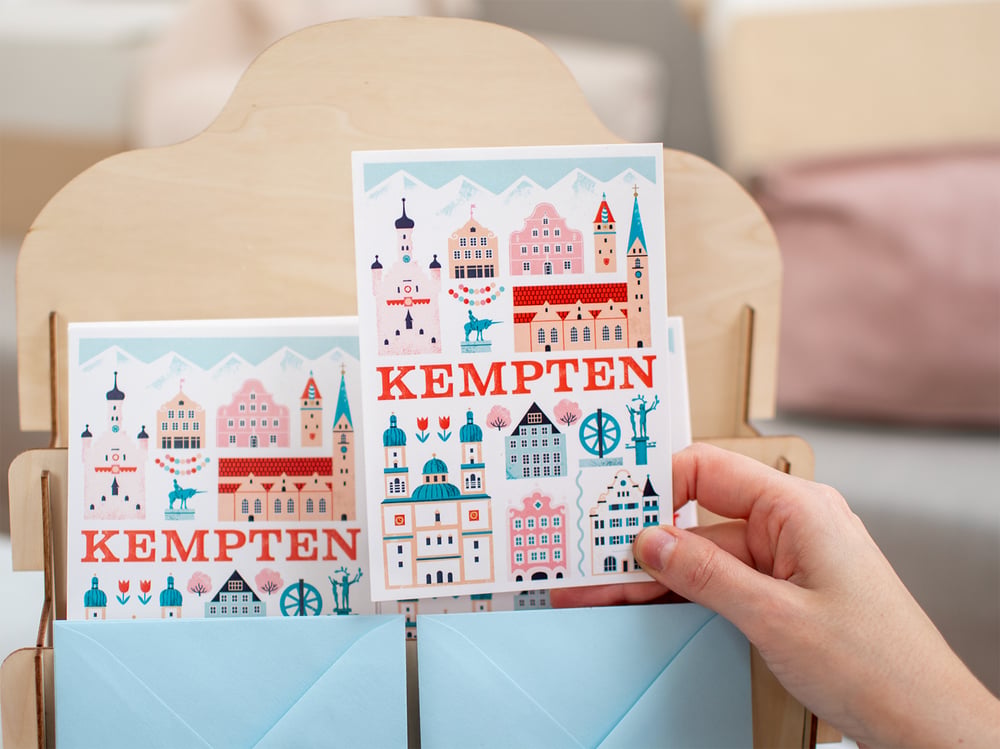Postcards for the Kempten city
