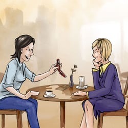 Schulungs-Illustrationen für EWE Tel