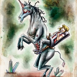 Attraktion „Zombie Unicorns From Outer Space“