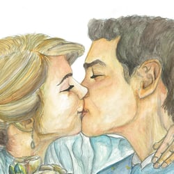 Hochzeitsgeschenk – Aquarell