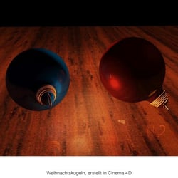 Weihnachtkugeln in Cinema 4d
