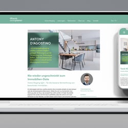 Webdesign für Fa. tRaumplaner