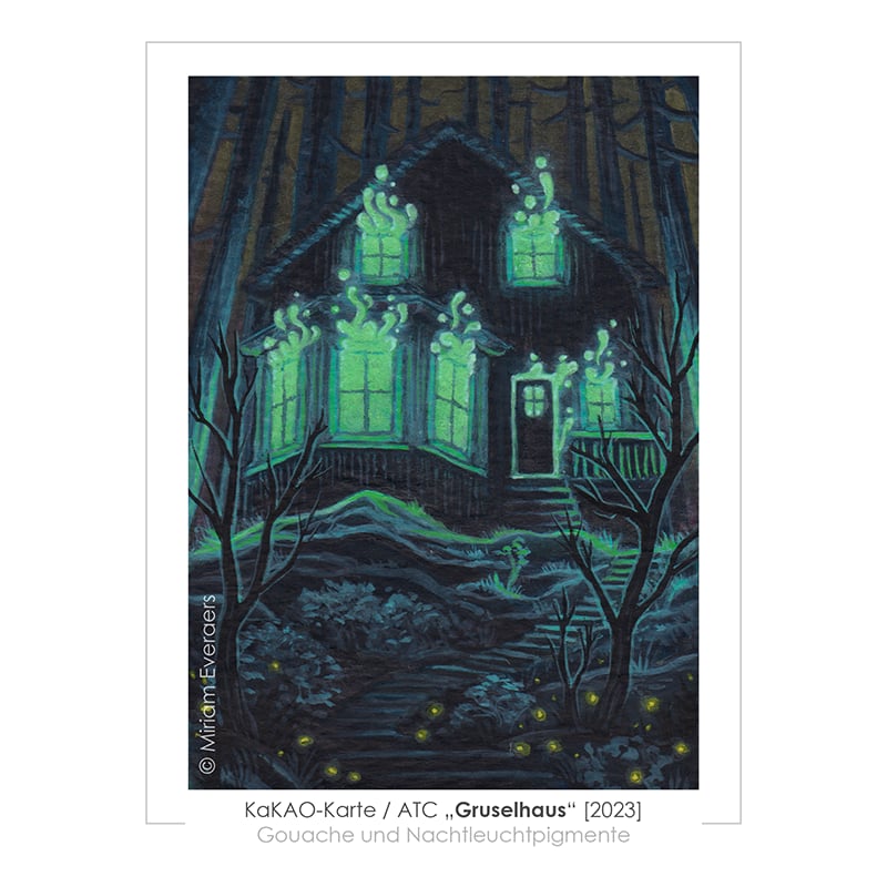 Gruselhaus [2023], KaKAO-Karte (6,4×8,9cm)