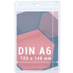 Ausweishülle A6 aus Weichplastik