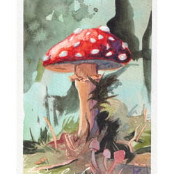 Fliegenpilz 10 ×15 cm