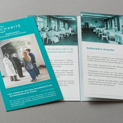 Flyer für den GeDenkOrt der Charité