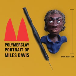 Miles Davis – Polymer Clay Portrait