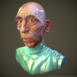 Daniel Emilfork as ‚Krank‘ Realtime Portrait