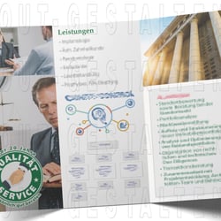 Rechtsanwalt, Rechtskanzlei, Kanzlei Flyer erstellen | Layout gestalten