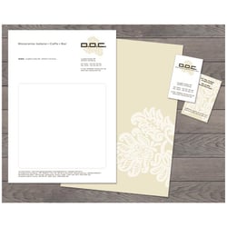 Logo, Briefpapier, Visitenkarte für ein italienisches Restaurant