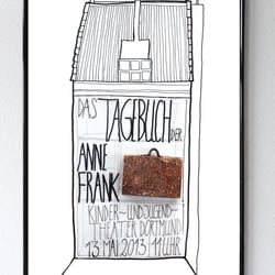 2013 – Plakat für das Stück „Das Tagebuch der Anne Frank“ (Studium)