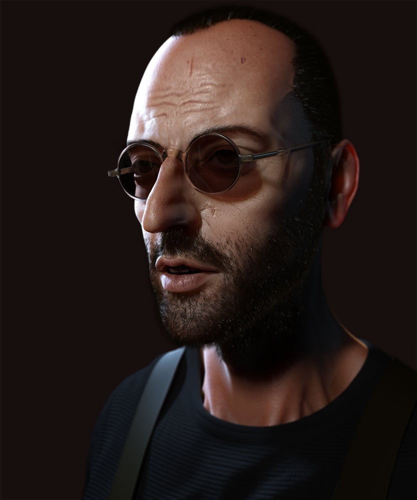 Leon der Profi; 3D-Character Modelling, ZBrush, 3DS MAX