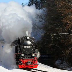 Selketalbahn im Winter