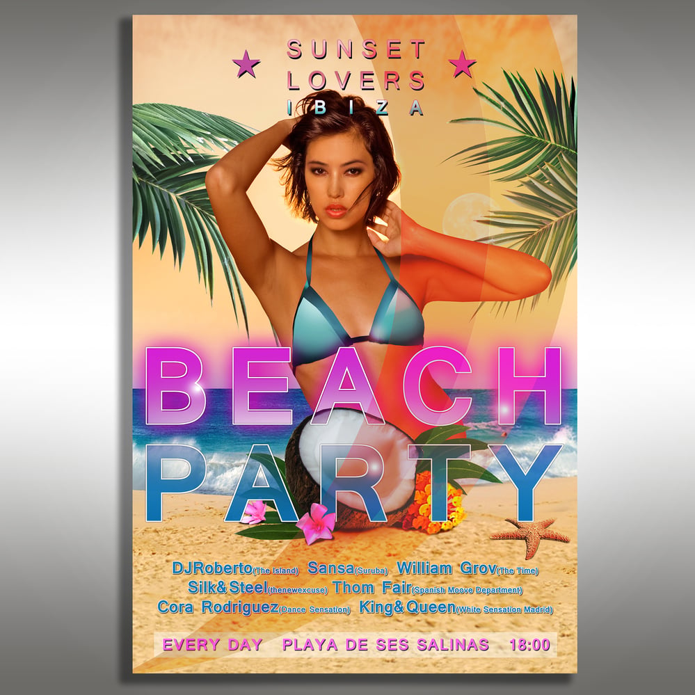 Beach Party Poster