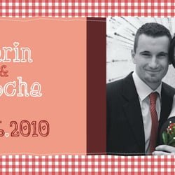 Einalgung Hochzeit offen, (Layout und Fotos)