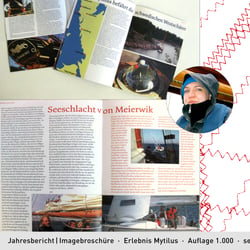 Erlebnis Mytilus  ·  Jahresbericht | Imagebroschüre  ·  seit 2010  ·  Auflage 1.000